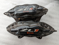 2012-2015 Camaro ZL1 Driver & Passenger Rear Brembo Black Brake Calipers USED GM