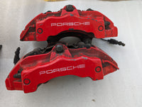 Brembo 18Z Porsche VW Audi Touareg Cayenne S6 MK5 GTI Calipers Caliper Set b5 a4 Red