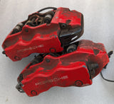 Brembo 18Z Porsche VW Audi Touareg Cayenne S6 MK5 GTI Calipers Caliper Set b5 a4 Red